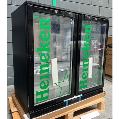 Heineken Tefcold display koeling dubbel met lichte schade