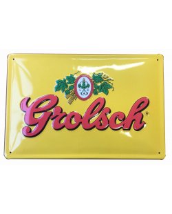 Grolsch reclamebord relief