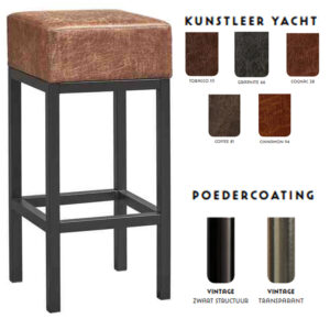 Barkruk met bekleding deluxe