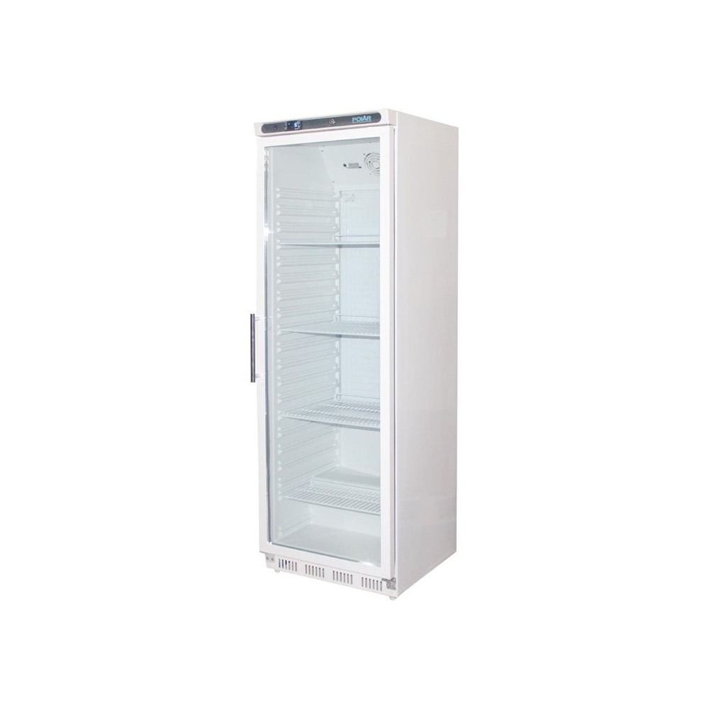 Polar C-serie evenementen glasdeurkoelkast 400 liter – RVS (Inox) frame - Afbeelding 8