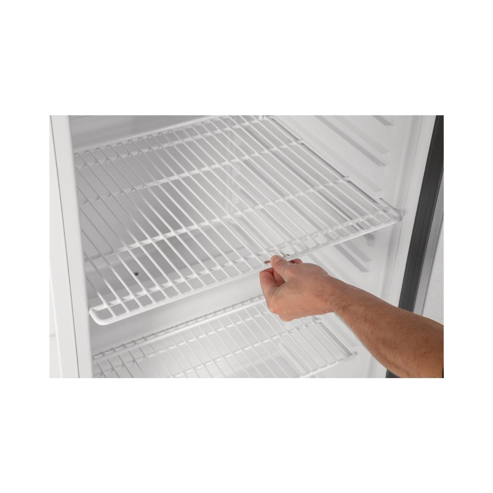 Polar C-serie evenementen glasdeurkoelkast 400 liter – RVS (Inox) frame - Afbeelding 3