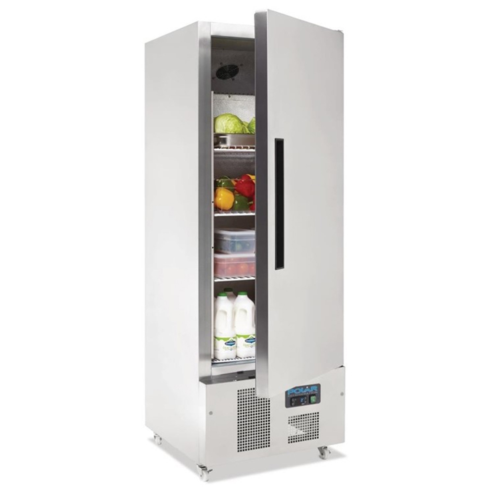 Polar slimline RVS (Inox) koelkast 440 liter - Afbeelding 3