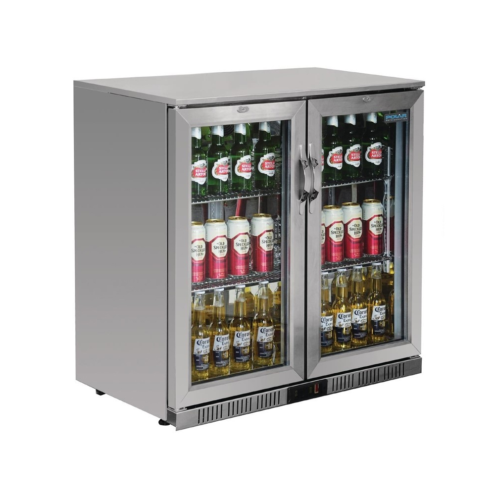 Polar G-serie 2-deurs barkoeling met klapdeuren RVS 208L - GL008 (1)