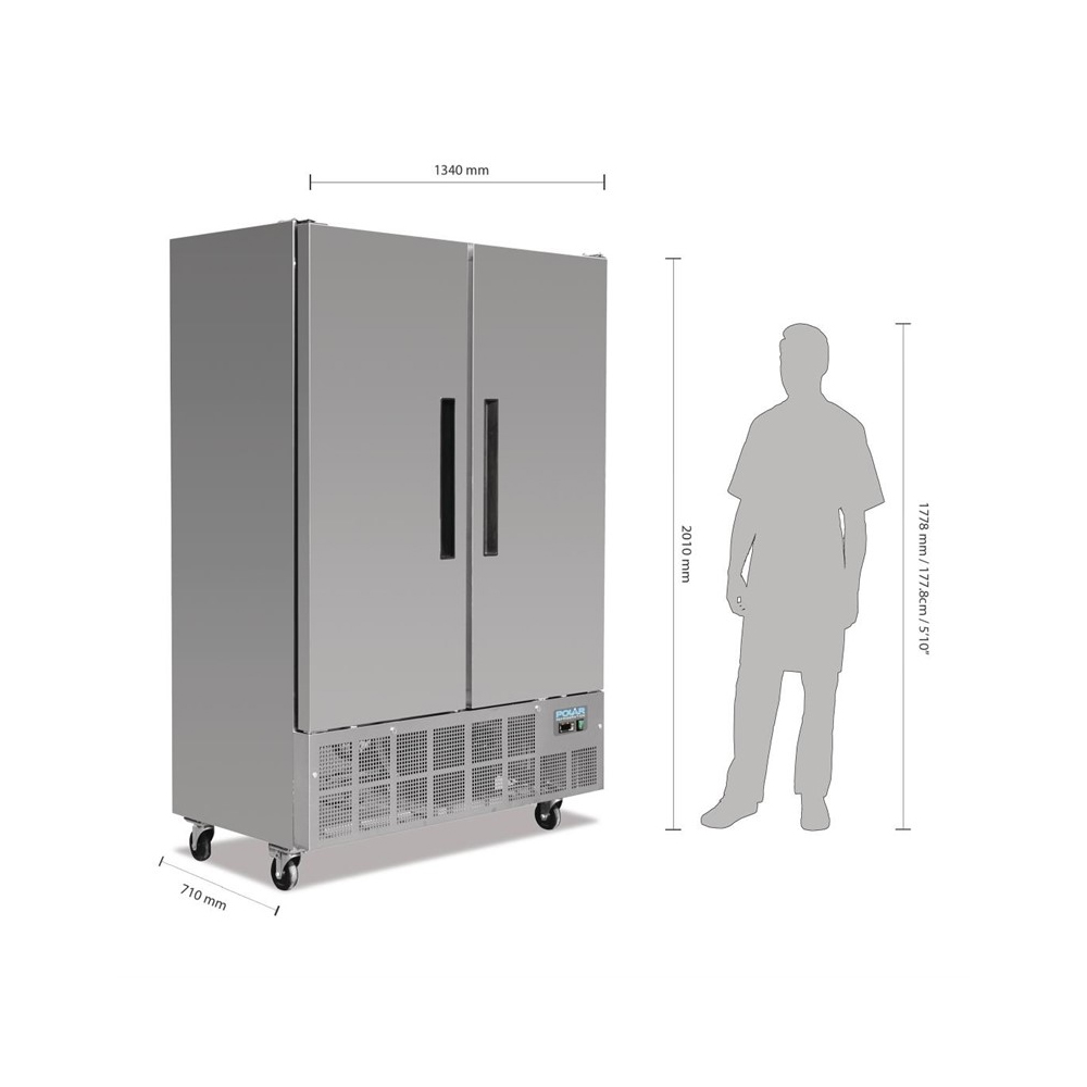 Polar slimline vrieskast 960L - Afbeelding 19