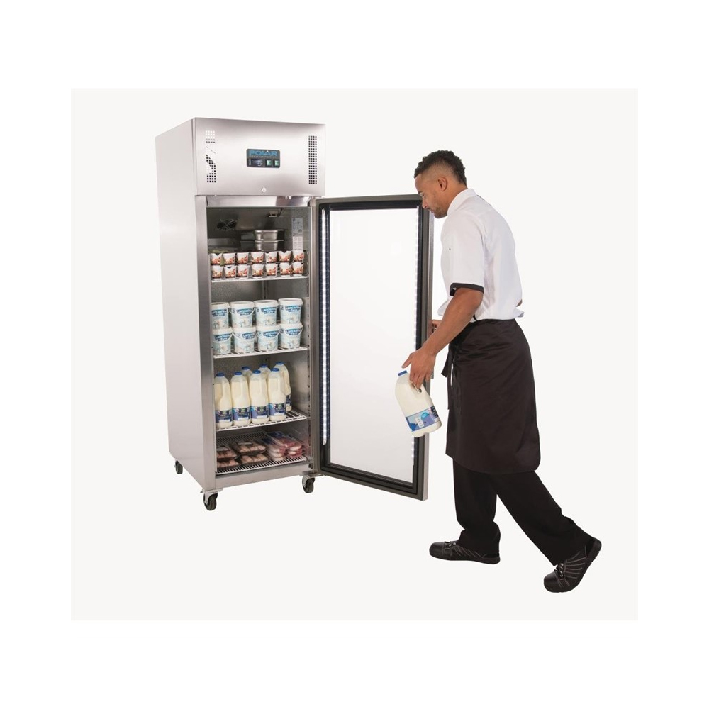 Polar glasdeurkoelkast 376 liter – RVS (Inox) - Afbeelding 3
