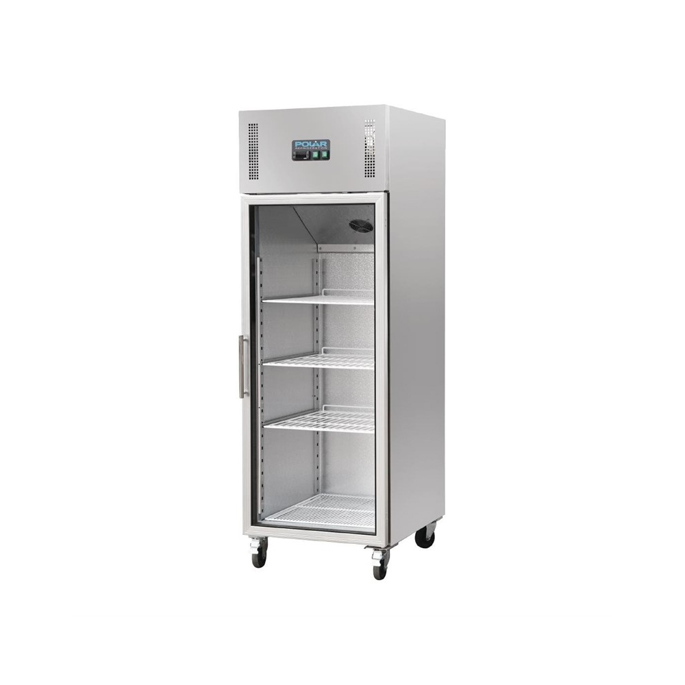 Polar glasdeurkoelkast 376 liter – RVS (Inox) - Afbeelding 4