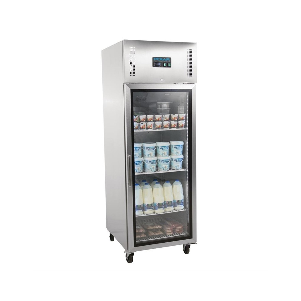 Polar glasdeurkoelkast 376 liter – RVS (Inox) - Afbeelding 8