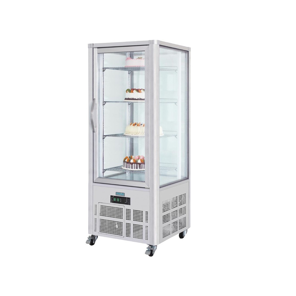 Polar RVS gebaksvitrine 400L, foto 5 van 5