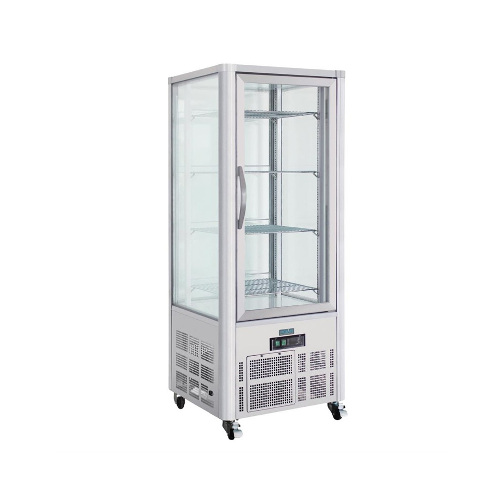 Polar RVS gebaksvitrine 400L, foto 3 van 5