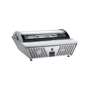 Polar G-serie opzetkoelvitrine met snijplank 4x GN 1_3 - GL178 (4)