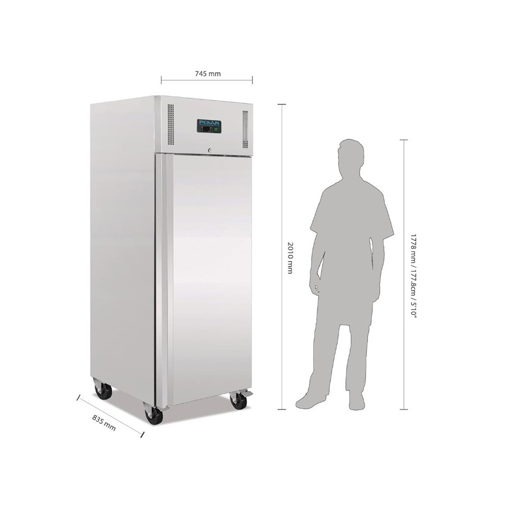 Polar vrieskast GN 2/1 650L - Afbeelding 4
