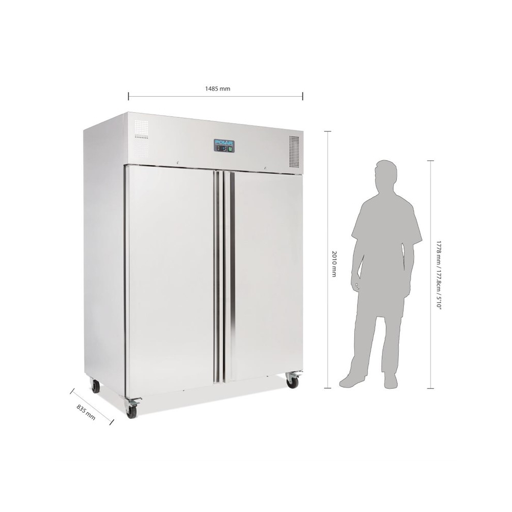 Polar vrieskast GN 2/1 1300L - Afbeelding 4