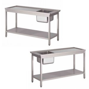 RVS Aanvoertafel met bodemschap