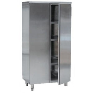 RVS Hoge kast met draaideuren