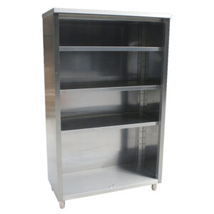 RVS Hoge kast open