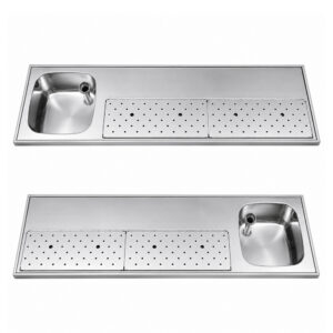 RVS / Inox spoeltapblad ST-BB200-1