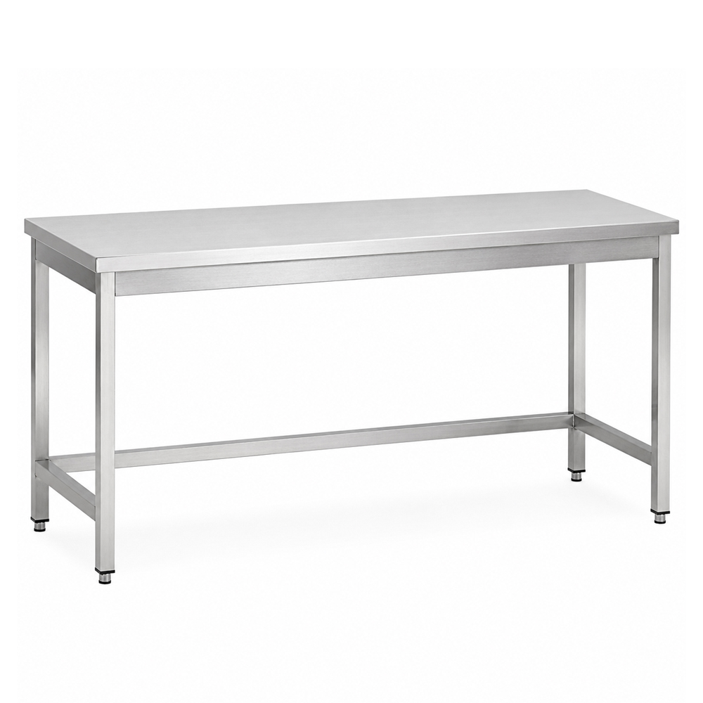 RVS / Inox werktafel zonder bodemschap