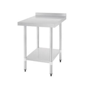 Vogue RVS werktafel met achteropstand