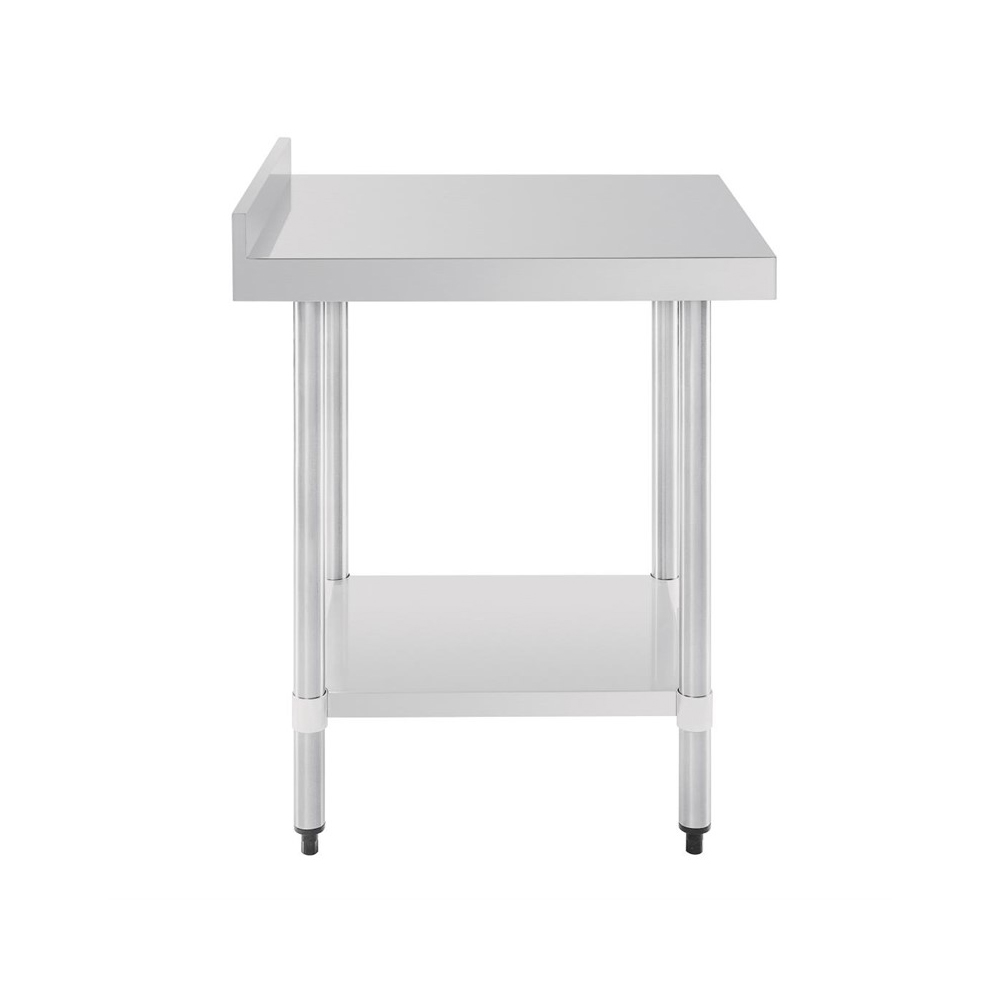 Demontabele RVS / Inox werktafel met achteropstand – 700 mm diep - Afbeelding 5