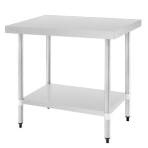 Vogue RVS werktafel zonder achteropstand 60cm diep