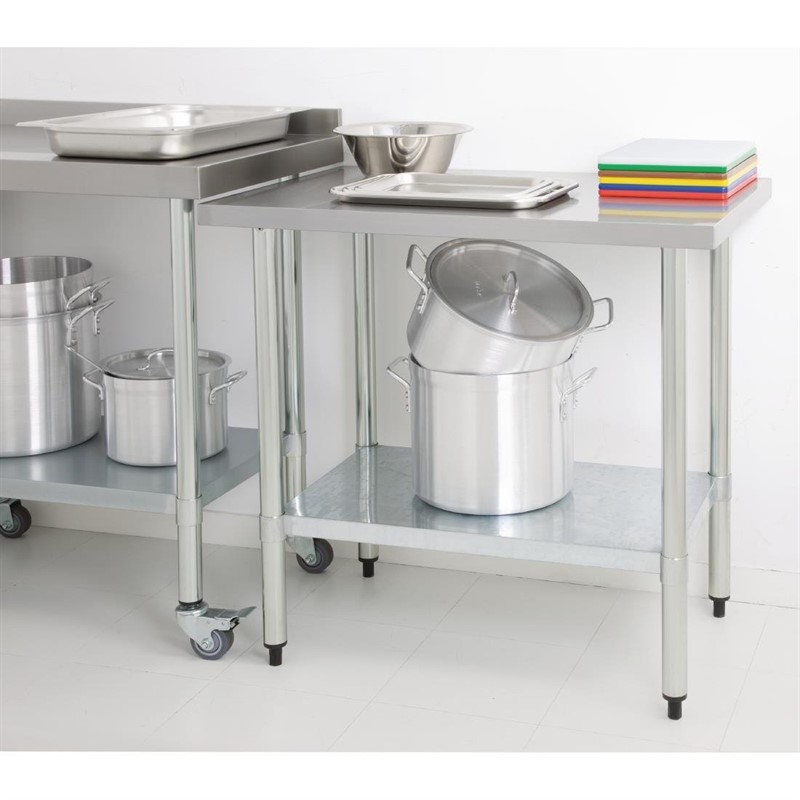 Demontabele RVS / Inox werktafel – 600 mm diep - Afbeelding 8