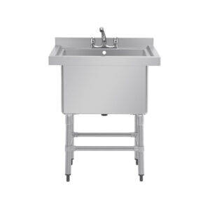 Vogue diepe RVS spoelbak 77x60cm - CE141