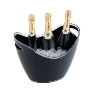 APS Acryl champagne bowl groot zwart - CF311