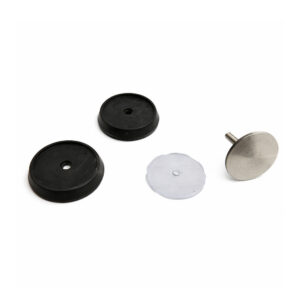 Afdekplaatje RVS geborsteld 32 mm