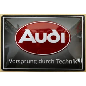 Audi Vorsprung durch technik reclamebord