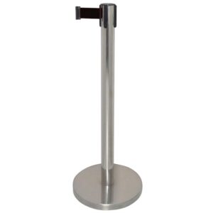 BOLERO RVS AFZETPAAL MET ZWART LINT 3M - GG724
