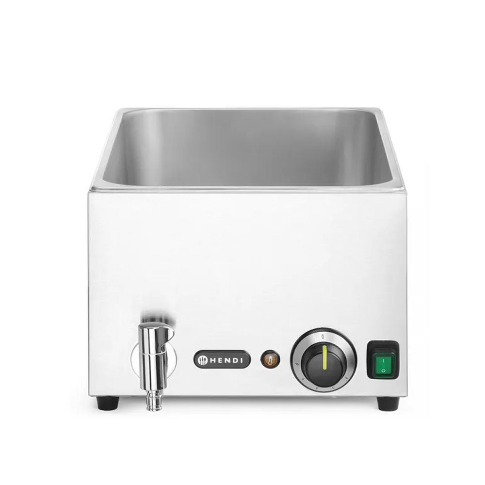 Bain-Marie Kitchenline met wateraftapkraan 1-1 gastronorm 150 mm