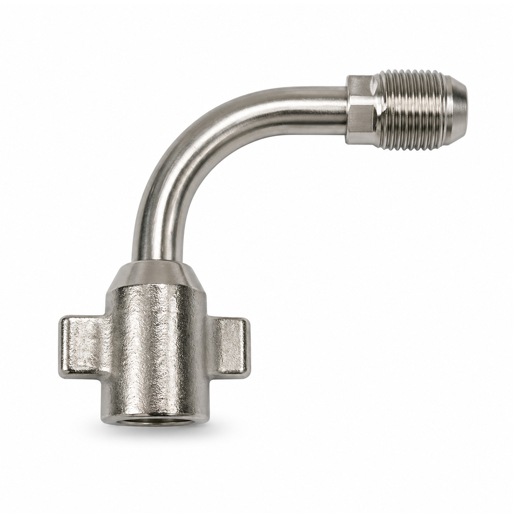 Bocht 90° 2x 3/8 (vleugelwartel)