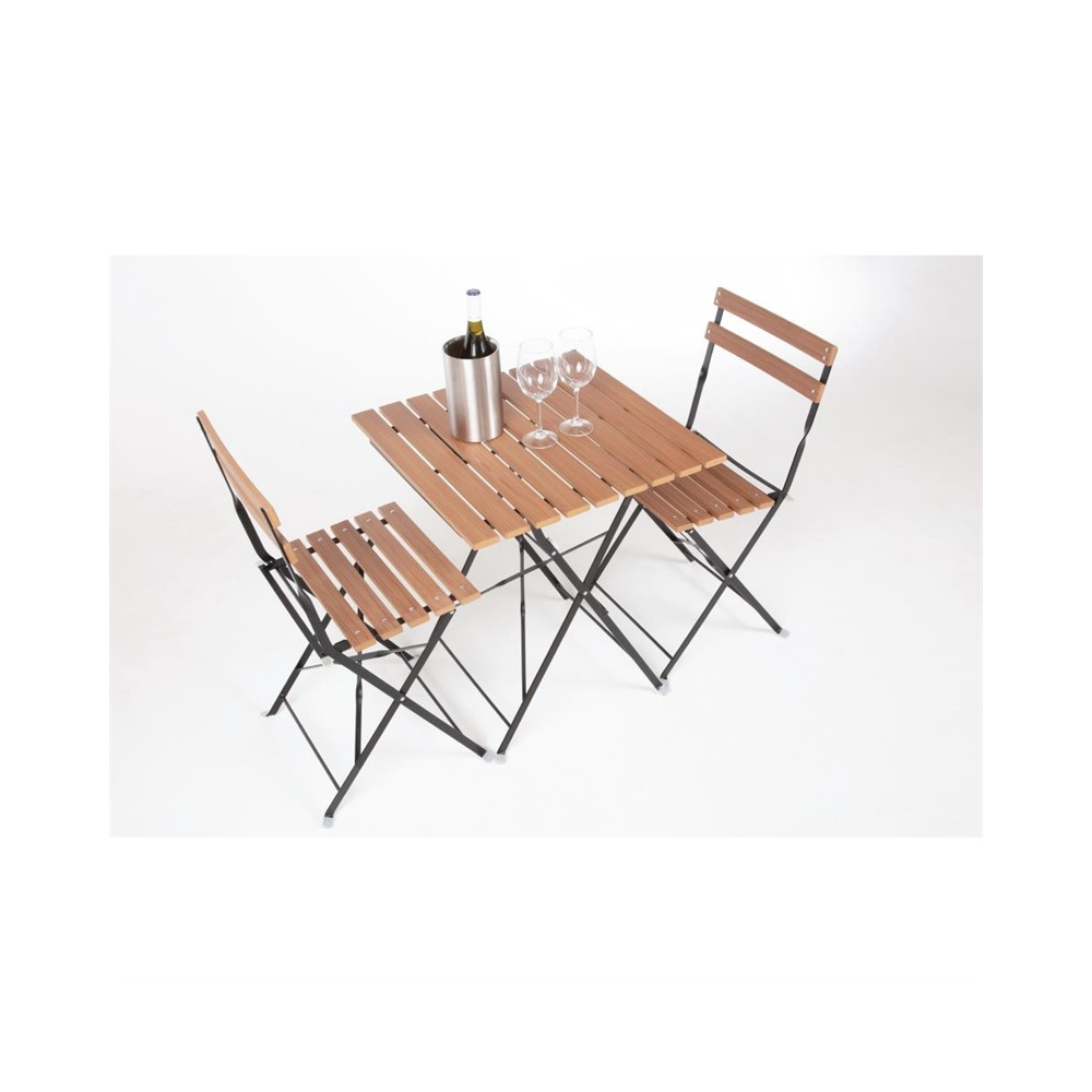 Bolero bistro stoel hout look - Afbeelding 4