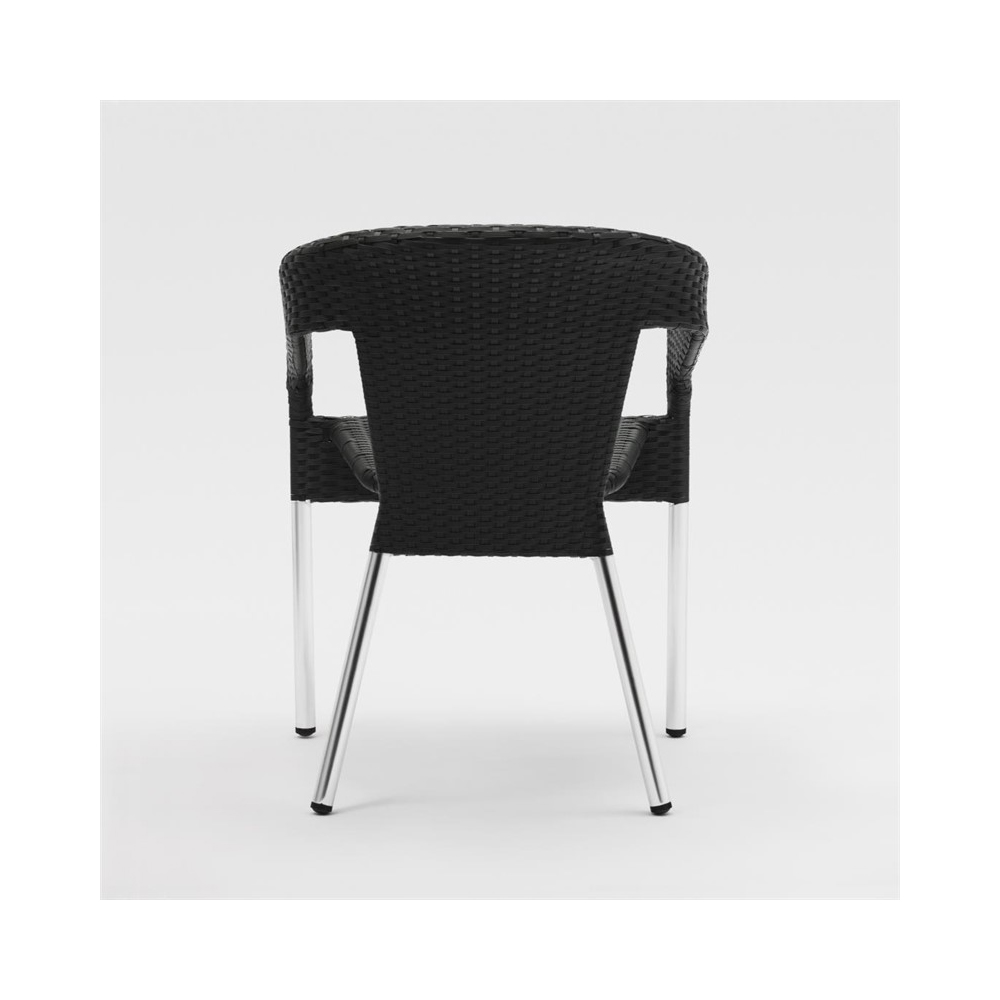 Bolero kunststof rotan terrasstoel (per 4) 780 mm hoog - Afbeelding 8