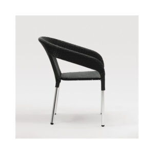 Bolero Polyrotal indoor_outdoor stoelen houtskool (4 stuks) - CG223 (4)
