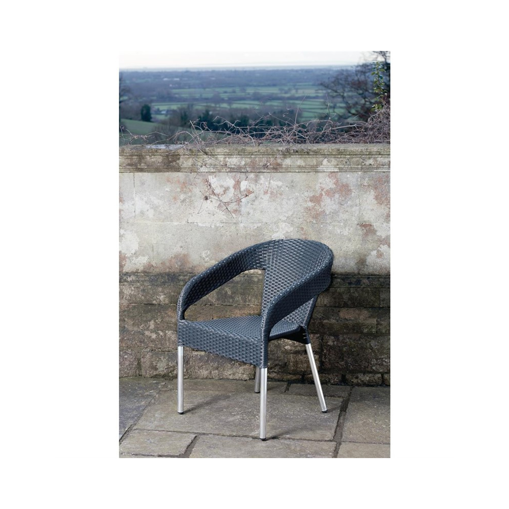 Bolero kunststof rotan terrasstoel (per 4) 780 mm hoog - Afbeelding 4