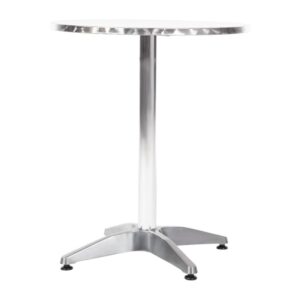 Bolero bistro ronde RVS tafel 60cm grijs - U425 (5)