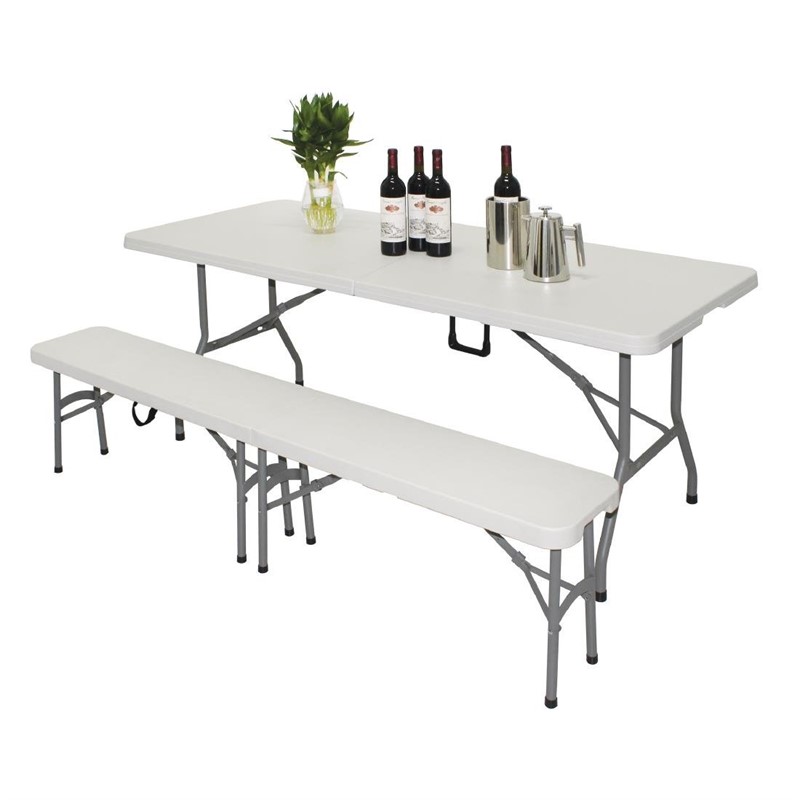 Bolero inklapbare buffettafel wit - Afbeelding 2