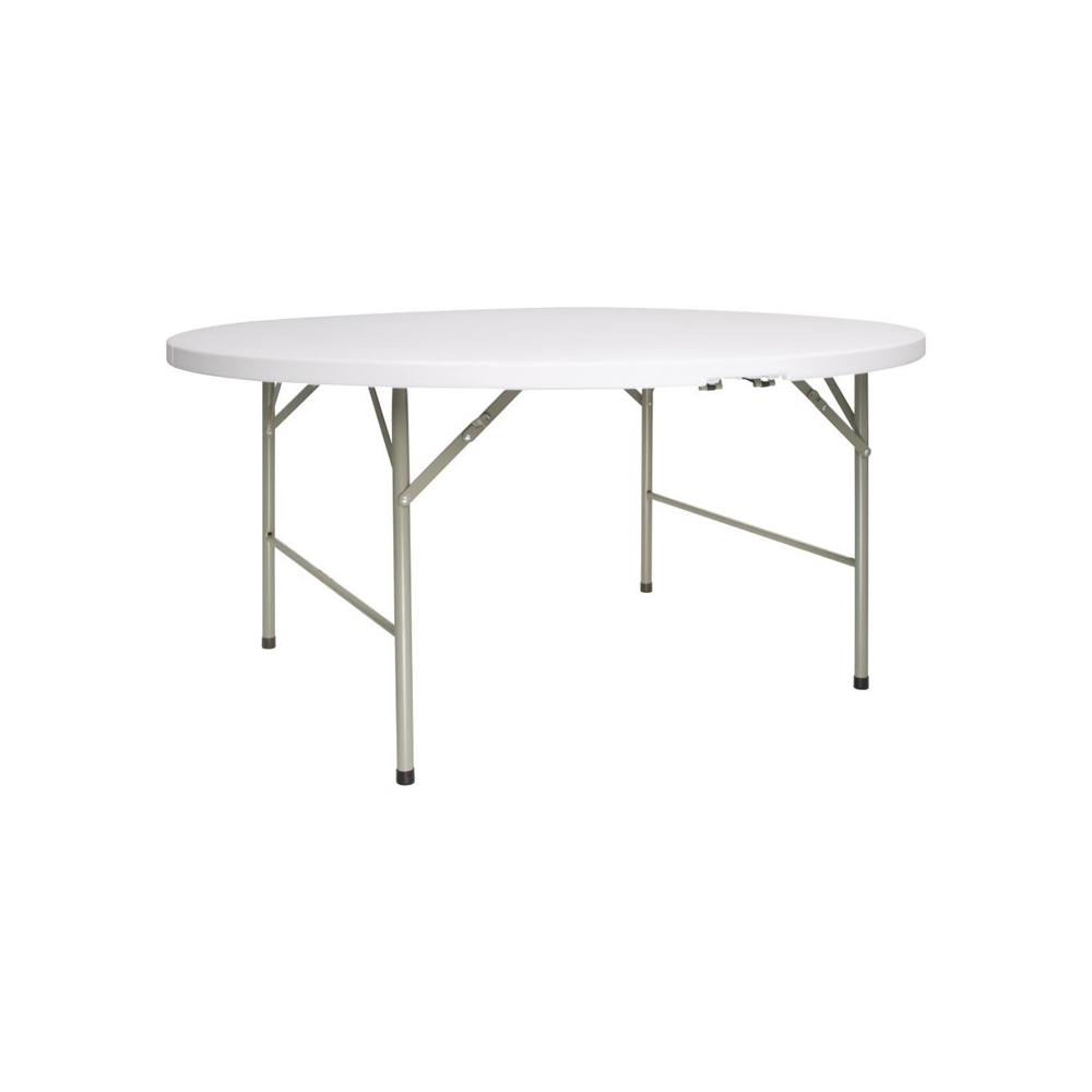 Bolero ronde klaptafel wit 153cm - CC506 (4)