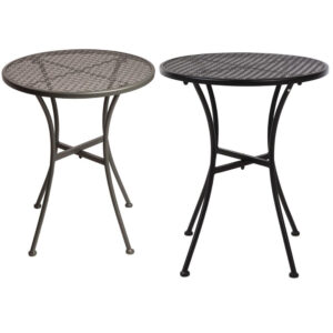 Bolero ronde stalen bistro tafel