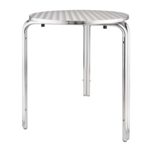 Bolero ronde stapelbare RVS tafel 60cm - U431 (2)