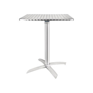 Bolero vierkante bistrotafel met kantelbaar RVS blad 60cm - CG838 (2)