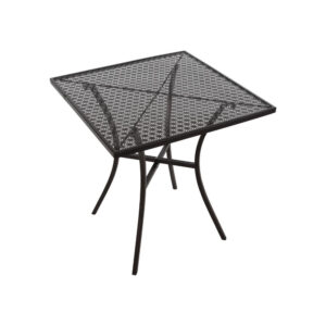 Bolero vierkante stalen bistro tafel zwart 70cm - GG706 (1)