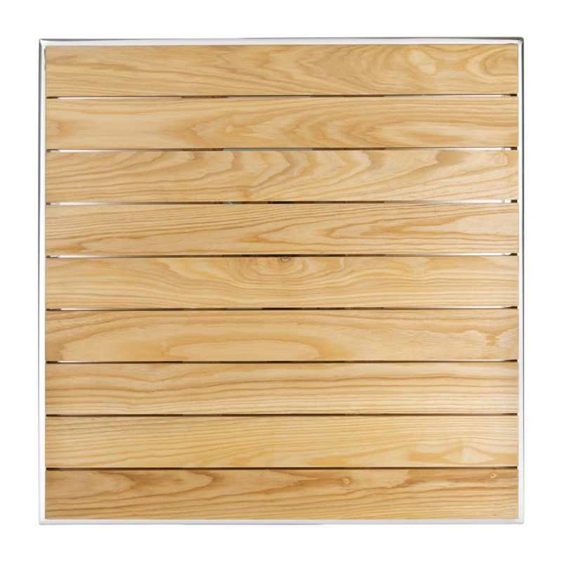 Bolero vierkante tafel met essenhouten blad - Afbeelding 2