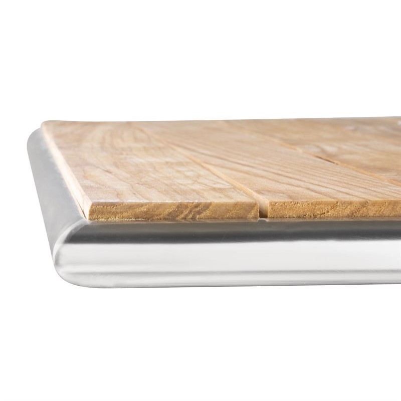 Bolero vierkante tafel met essenhouten blad - Afbeelding 4