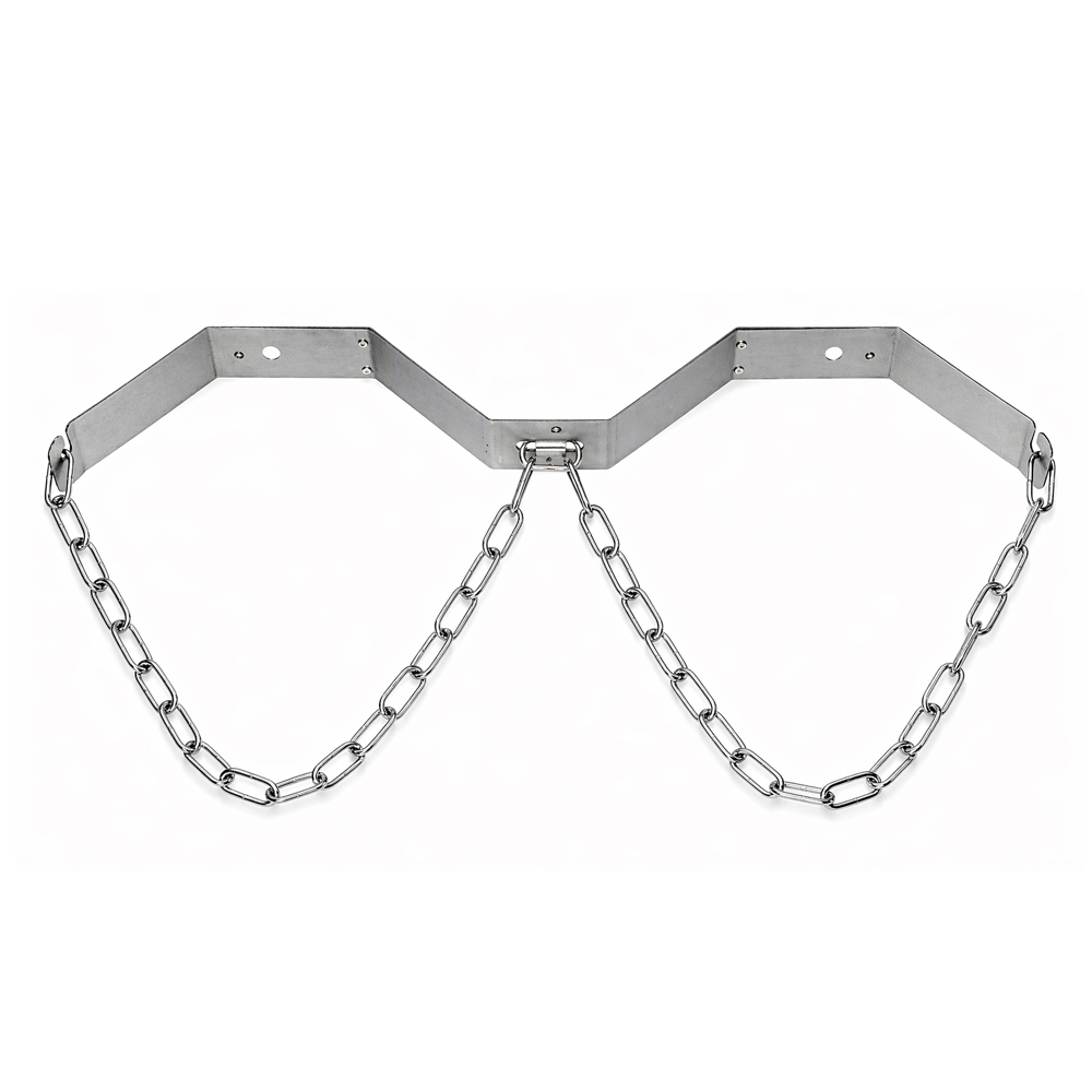 CO₂ beugel met ketting voor 2x 2 kg koolzuurflessen