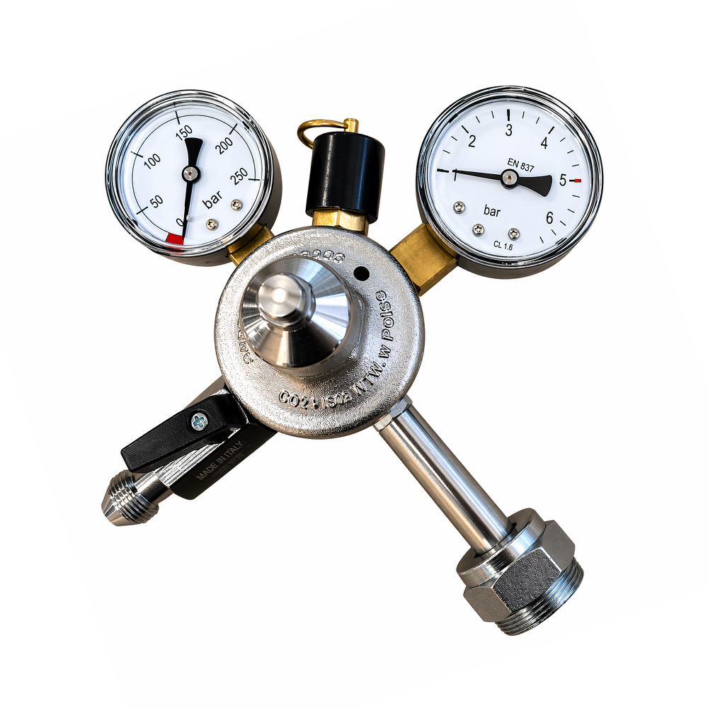 CO₂ drukregelaar 1 kraans 3/8