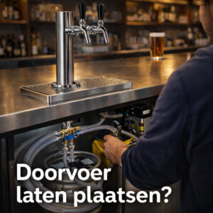 Doorvoer tapzuil inclusief montage