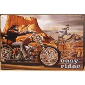 Easy rider reclamebord