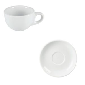 Espressokop en schotel